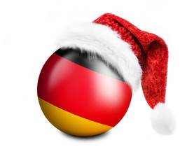 Deutsche Weihnachtskugel mit Mütze