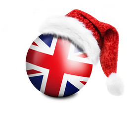  Britische Christbaumkugel mit Mütze