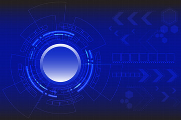 blue tech vector background.