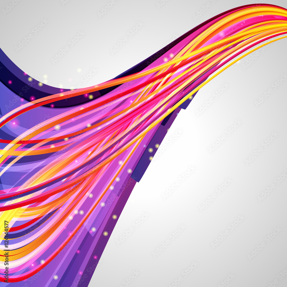 Poster Multicolor abstract bright background. Elements for design. 