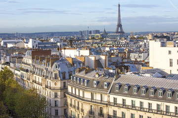 Les toits de Paris depuis Haussmann