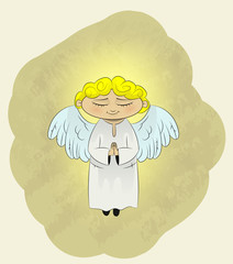 cute angel cartoon