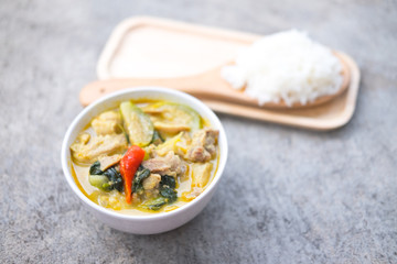 Thai green curry