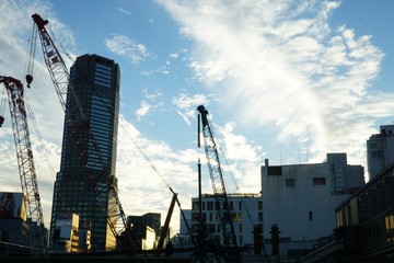 再建中の渋谷駅
