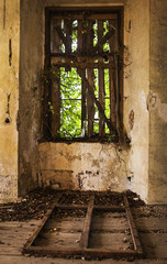 Old abandoned window