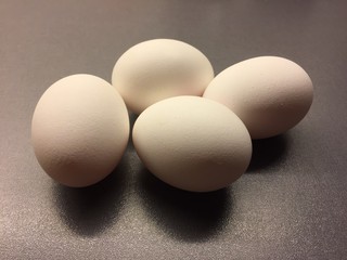 Eggs on a table