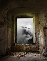 Abandoned place with a view
