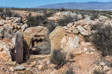 Megalithic Necropolis of El Barranquete.  Almeria. Andalucia. Spain. © Eduardo Estellez