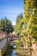 Promenade des Petits Ponts (small  bridges promenade), in Chevreuse, France