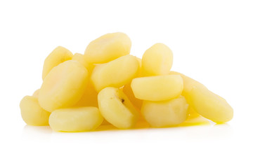 Water chestnut in white background