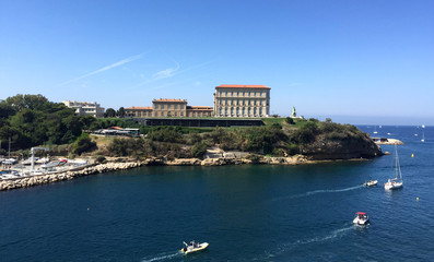 View of Marseille. Faro Palace