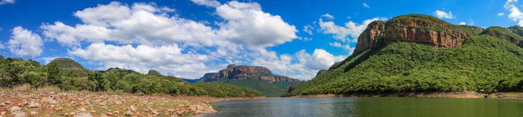 Breathtaking Boat ride view of Blyderivierpoort Dam, Panorama, B