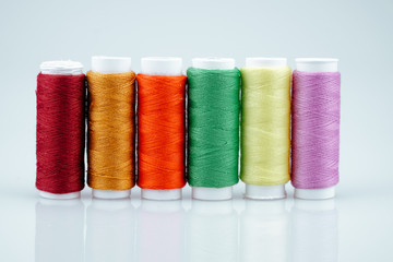 thread rolls with filter effect retro vintage style