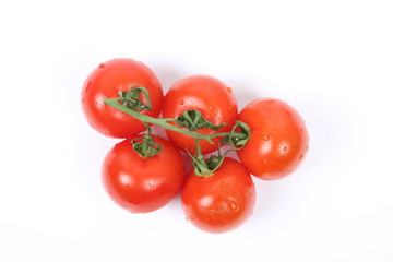 Tomaten von oben