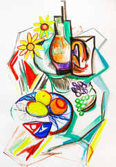 Still life with flowers © krimzoya46