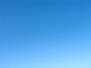 Surprisingly blue and clear sky in one of the serene days of October