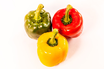 bell pepper is a cultivar group of the species Capsicum annuum. Cultivars of the plant produce fruits in different colors, including red, yellow, orange and green