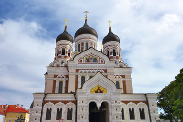 Fototapeta na wymiar St. Aleksander Nevsky´s Cathedral in Tallinn.