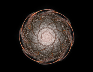 Particles of abstract fractal forms on the subject of nuclear ph