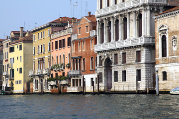 Bella Italia series. Venetian houses. Venice.