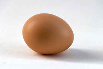 hen egg on table