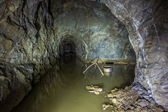 Flooded Abandoned Nickel Mine In Adygeya, Russia 