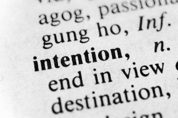 Obraz premium Intention