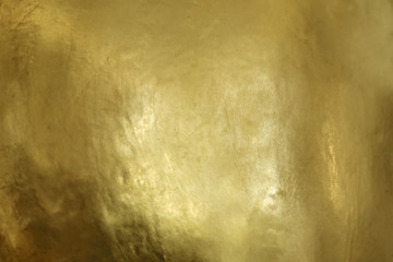 Natural gold metal surface