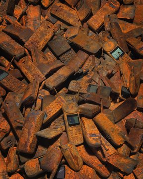 Discarded Cell Phones