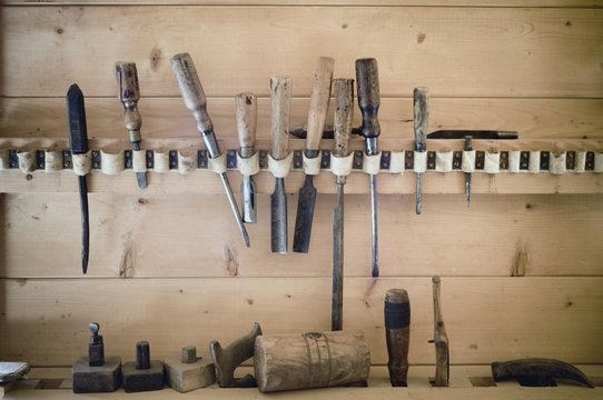 Fort Edmonton, Alberta, Canada, Antique Woodworking Tools