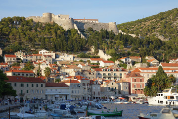 View of Hvar town on Hvar,Croatia