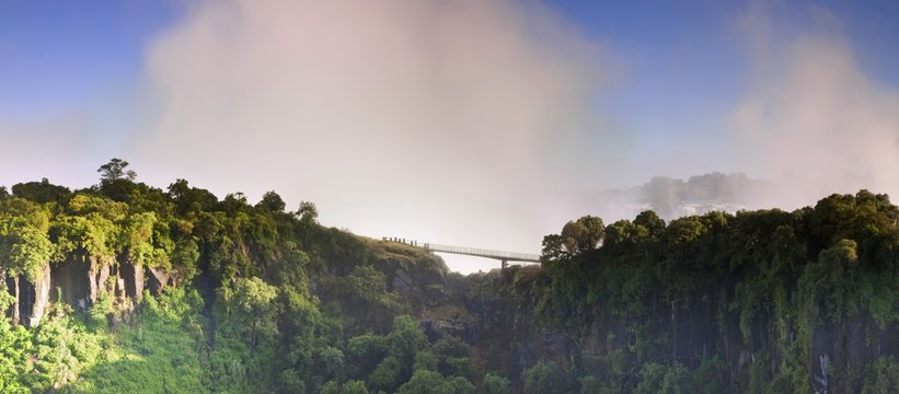 Victoria Falls Bridge, Zambezi River, Zambia, Africa