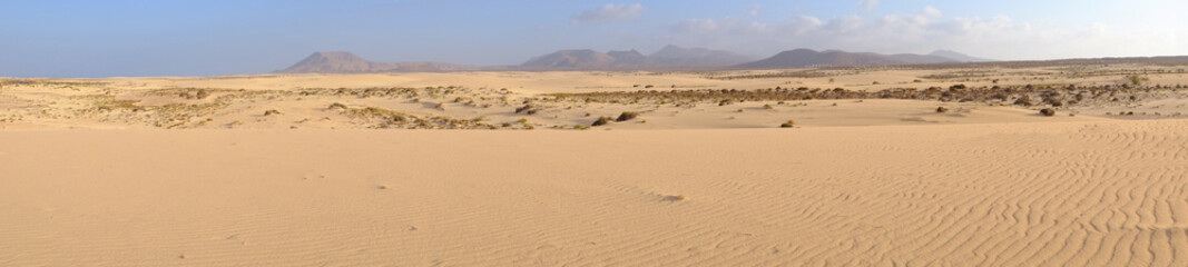 National park Corralejo on Fuerteventura, Spain.
