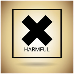 Obraz premium Package Icon Protection Fragile Sign Flat Vector Illustration