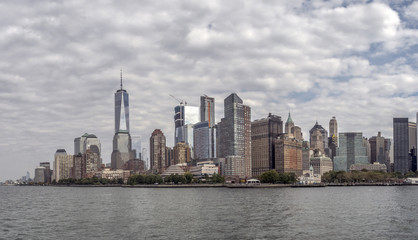 Fototapeta na wymiar View of New York City from New Jersey