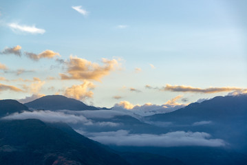 Fototapeta premium Hills at Sunset