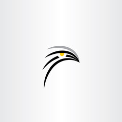 bird hawk icon illustration symbol