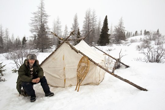 Outdoorsman Photographed In Wapusk National Park; Churchill, Manitoba, Canada