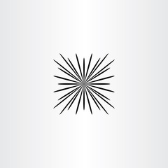 Fototapeta premium explosion fireworks icon vector design element