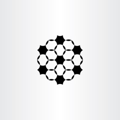 Fototapeta premium geometric circles black vector icon design element