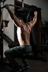 Fototapeta premium Bodybuilder in training