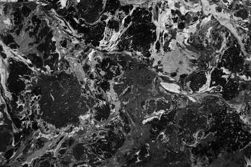 Black marble surface