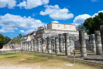 Kukulkan Pyramid in Chichen Itza Site, Mexico