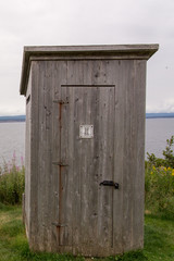 Toilette vista fiume