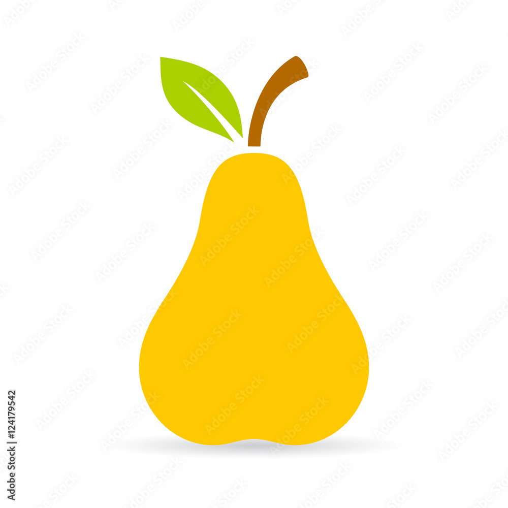 Sticker pear vector illustration - Stickers