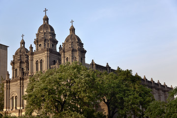 Fototapeta na wymiar St. Joseph Church Wangfujing Cathedral Basilica Beijing China