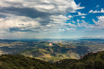 Montserrat mountains landscape