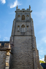 Fototapeta na wymiar All Saints Church in Langport Tower B