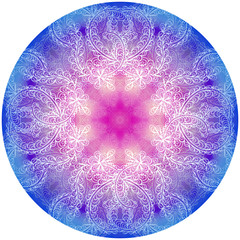 Bright seamless colorful ethnic christmas pattern. Collage with hand drawn branches,  leaves, flowers. Batik style background, backdrop. Boho style. Imitation of the frost painting image on the window