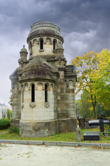 Fototapeta na wymiar Crypt at Lychakiv Cemetery
